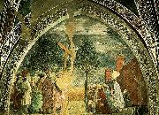 Piero della Francesca legend of the true cross oil painting artist
